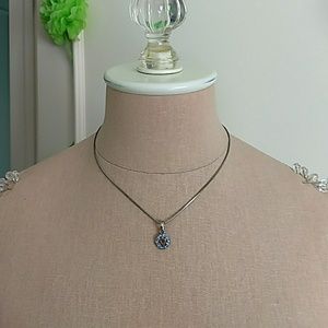 Blue Jewish Star Pendant